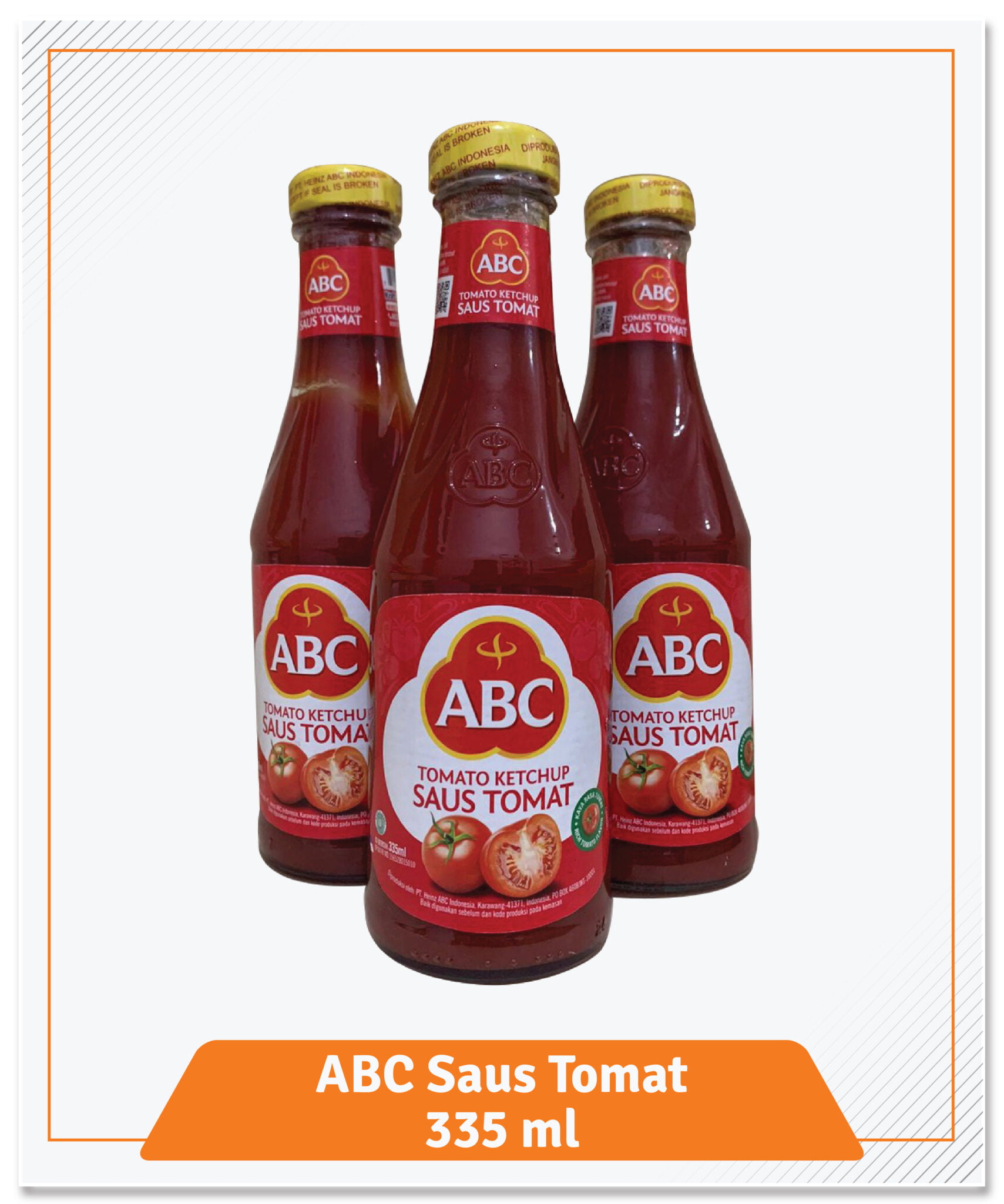 Saus Tomat ABC Botol 335 ml The Supplier Shop