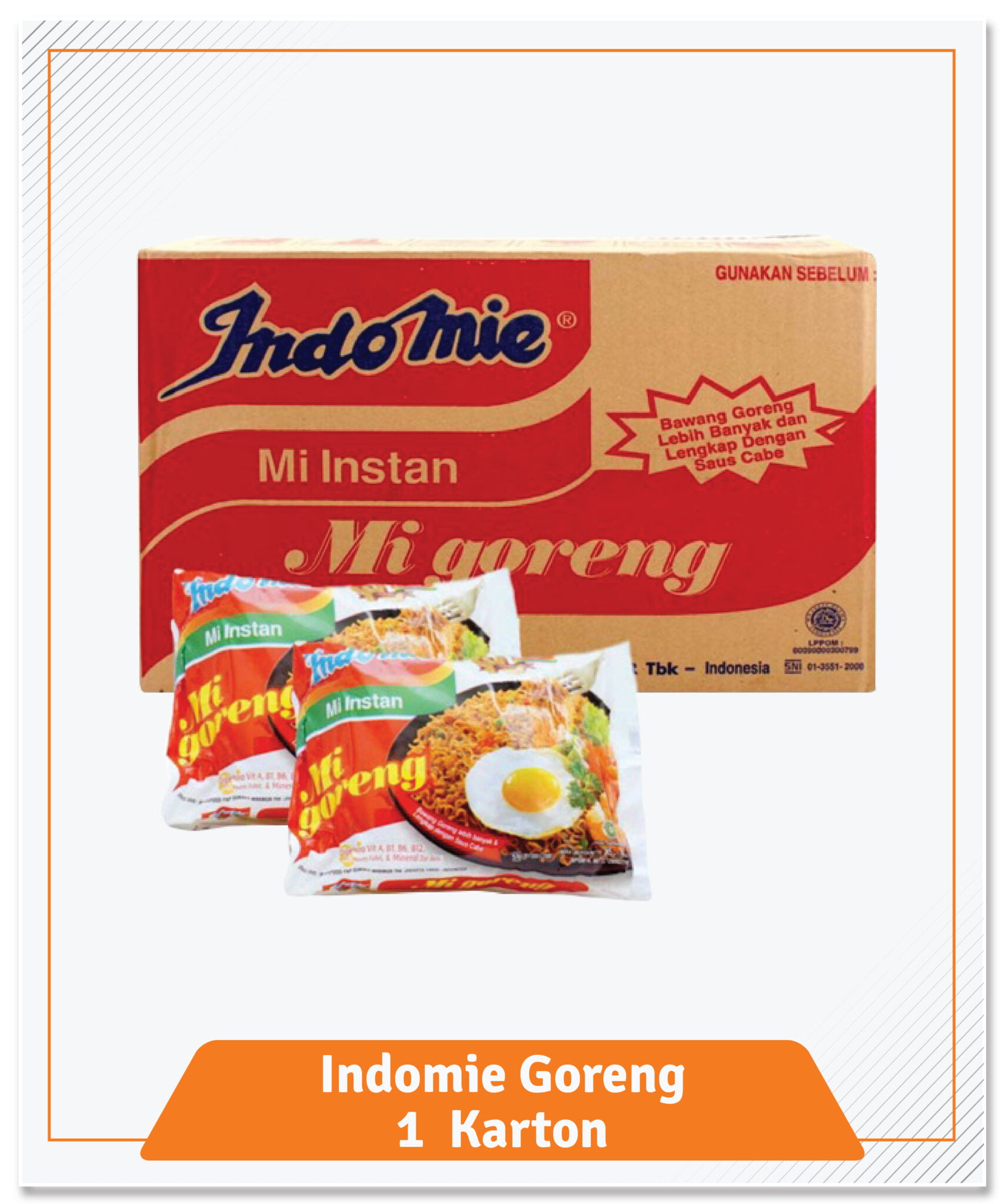 Indomie Mie Goreng 1 Karton  The Supplier Shop